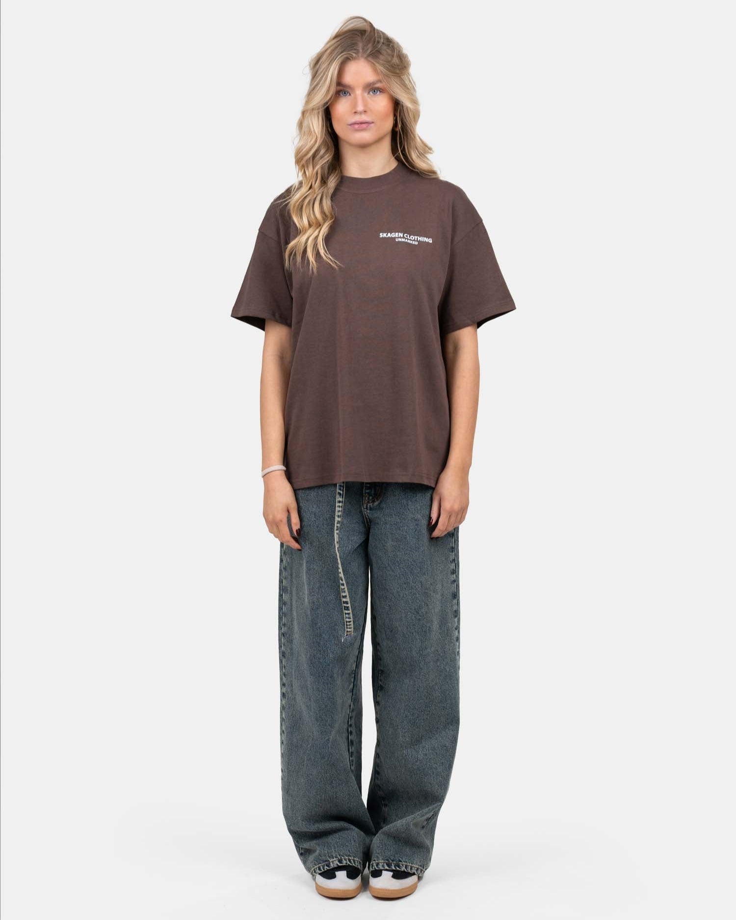 UNMARKED T-shirt Brown | Skagen - clothing.dk